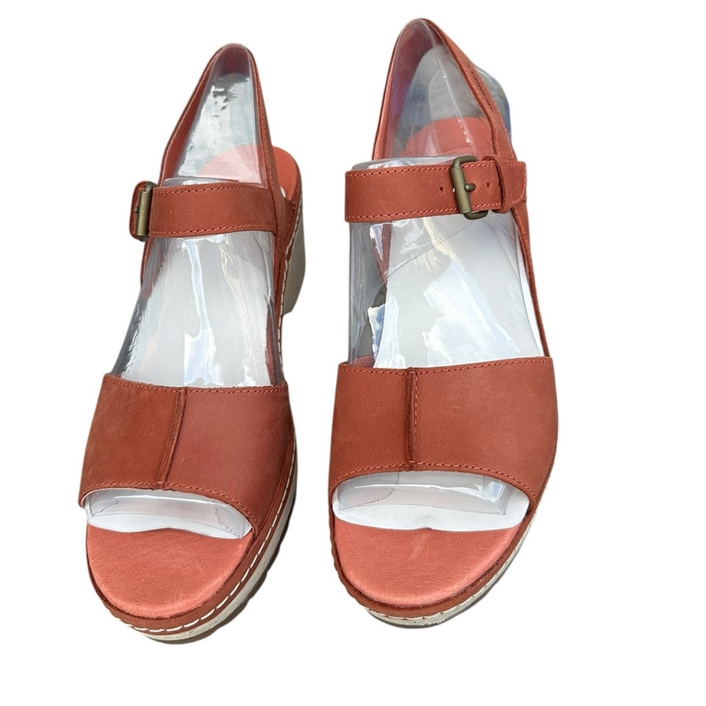 Red Wedge Sandals - Picture 6 of 7